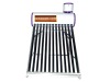 Integrated solar water heater with copper coil in tank