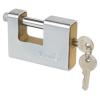 Iron Covering Rectangular Brass Padlock