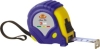 JB43-Rubber covered tape measure with three stop button