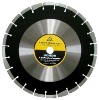 Laser welded diamond blade for asphalt