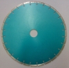 Laser welded diamond saw blades for concrete