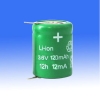 Lithium ion cylindrical battery 1/3AA 120mAh 3.6V