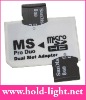 Memory Stick PRO Duo Dual Slot Adapter, MS, MS Pro Duo,