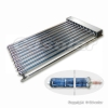 Metal-glass evacuated tubular solar collector