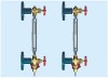 Ordinary type glass tube fluid level gauge /SP23