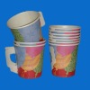 Paper cup with handle, coffee cup, disposable cup