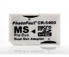 Photo Fast CR-5400 Dual Socket Micro SD(HC) to Memory Stick Memory Cards