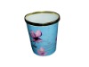 Plastic rubbish bin