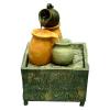 Polyresin Mini Pot Fountain
