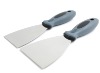 Putty knife with 2K TPR soft Grip handle.(Scraper,paint tool, drywall tool)