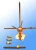QPZ imported ball type lightning rod and earth rod