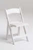 Resin folding chair