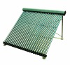 Solar Collector with 10 Evacuated heat pipe tubes