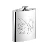 Stainless steel Embossed Hip Flask