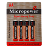 Super Zinc chloride AA/R6P/UM3 Batteries
