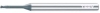 TERY Long Neck Short Flute 2 Flutes Ball Nose solid carbide  End Mills