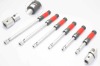 Torque wrench with adjustable adaptor