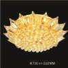 Traditional crystal pendant lamp