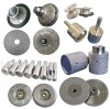 Vacuum brazed diamond tools
