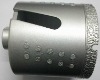 Vacuum welded  drill bit for construction  drilling