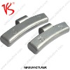 Zinc clip-on wheel weights
