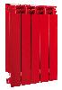 aluminum radiator HS006 red