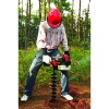 excavator   fence posthole digger
