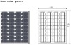 monocrystalline solar module/solar panel/solar/ module