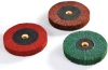 nonwoven flap wheel with wooden core