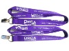 silk screen lanyard both side polyester lanyard woven lanyard