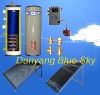 split pressurized solar water heater with crystal water tank