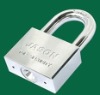 square brass padlock