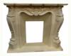 stone fireplace / granite fireplace / marble fireplace / indoor fireplace